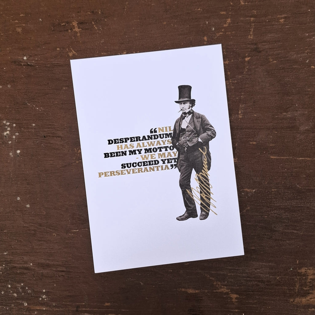 Brunel's Quotes Postcard