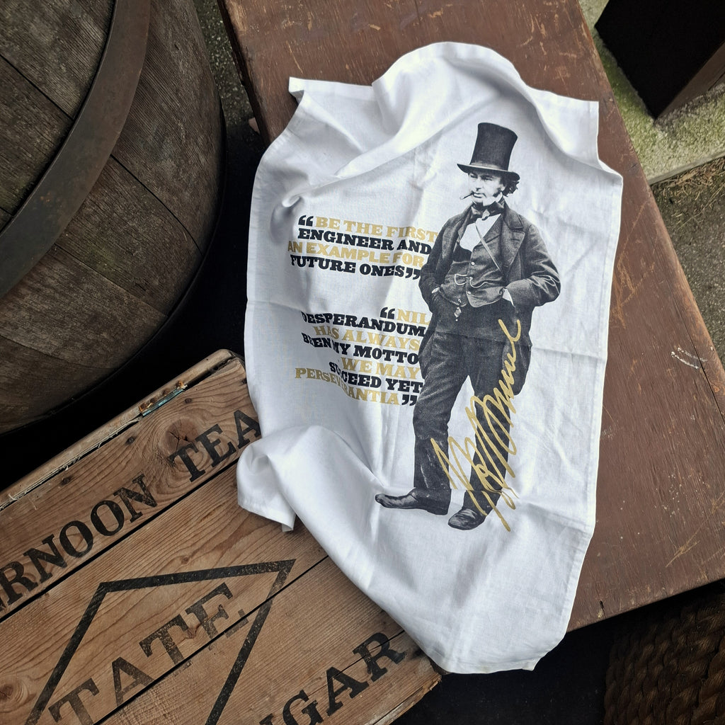 Brunel's Quotes Tea Towel