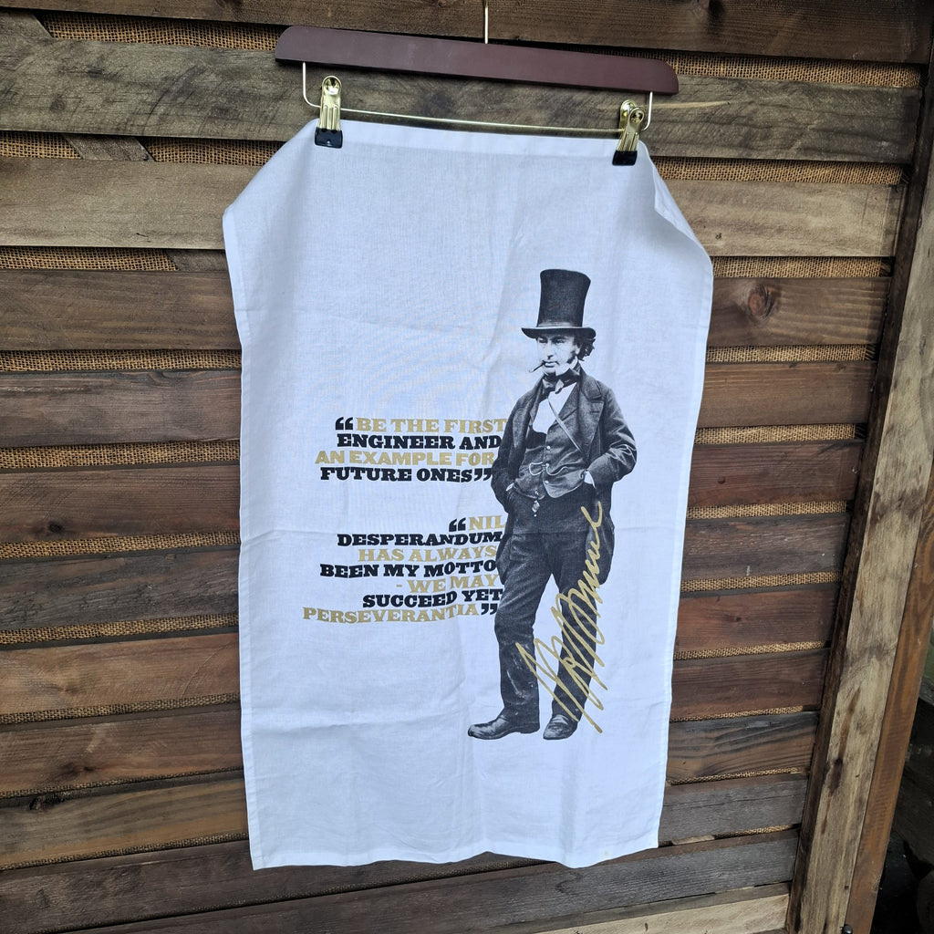 Brunel's Quotes Tea Towel