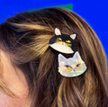 Set of 2 Cat Hairclips