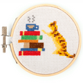 Mini Cross Stitch Embroidery Hoop