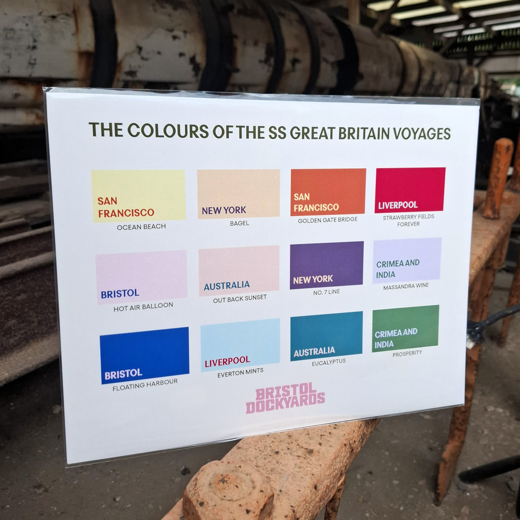 Colours of the SS Great Britain Print
