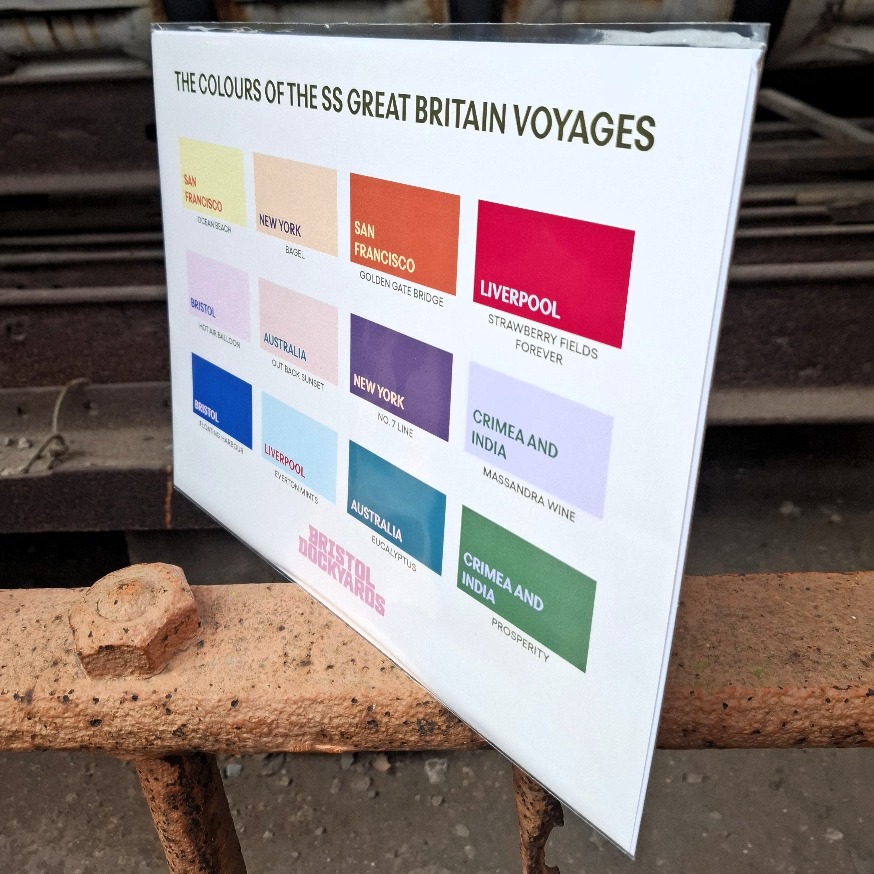 Colours of the SS Great Britain Print
