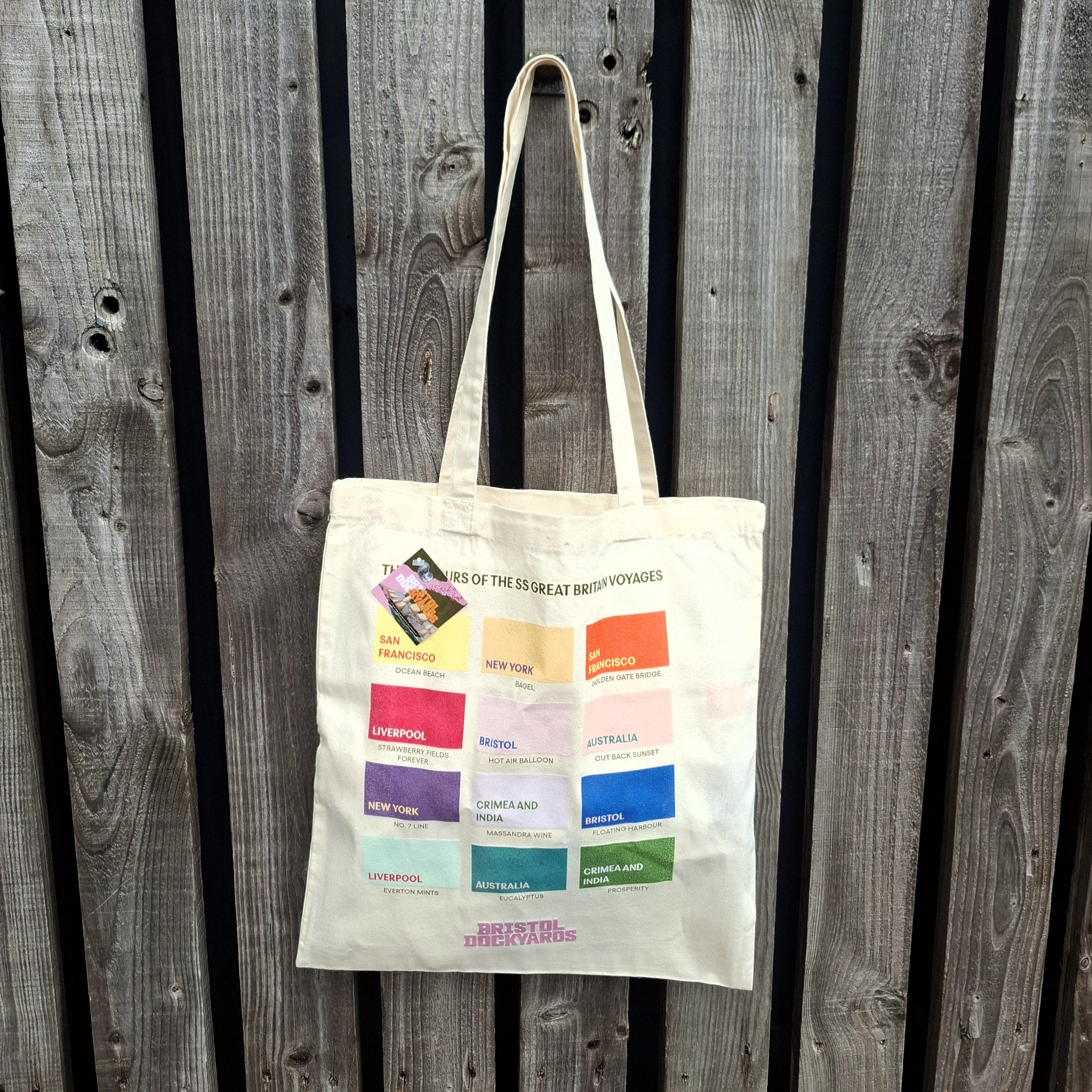 Colours of the SS Great Britain Tote Bag