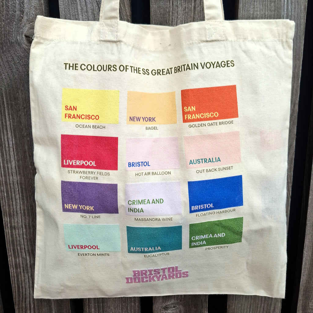 Colours of the SS Great Britain Tote Bag