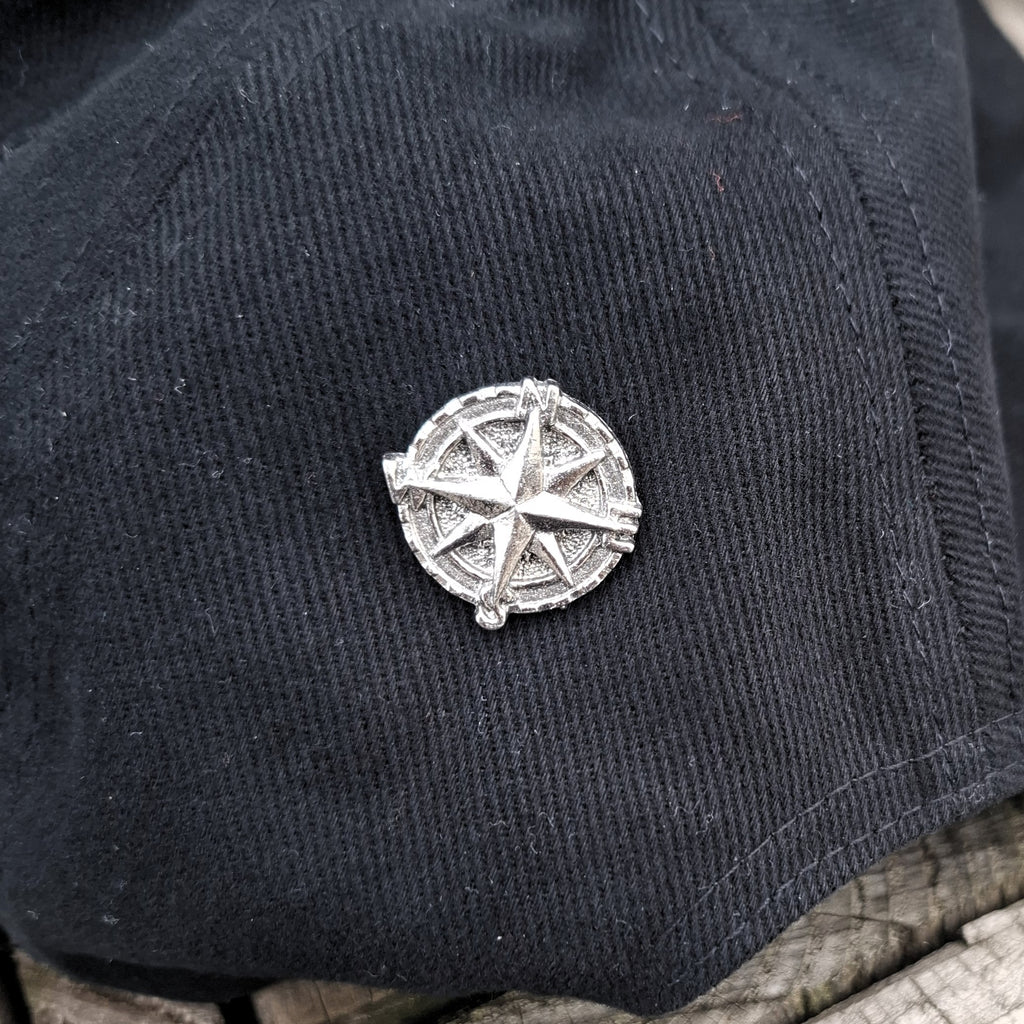 Compass Pin Badge