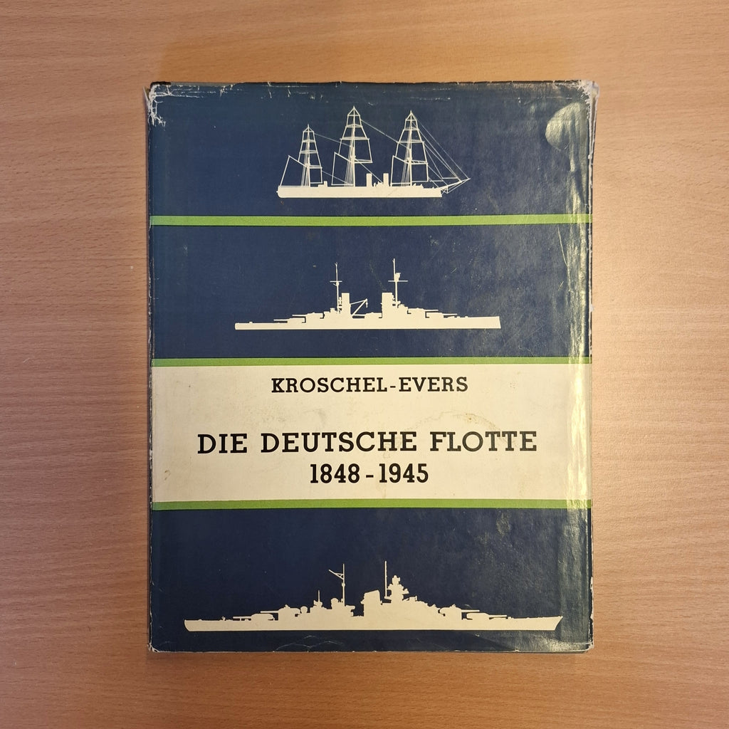 German language book on the German Fleet 1848-1945. This book has pictures of the entire fleet along with the ships' data.