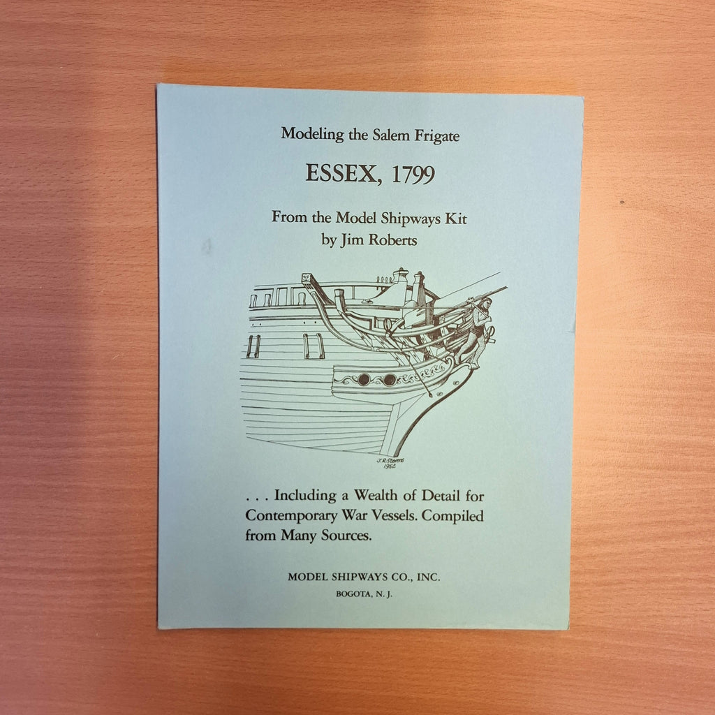A guide on modelling the Salem Frigate Essex, from the Model Shipways kit. This 96 page guide includes photographs, diagrams and detailed descriptions.