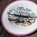 SSGB x Bev Milward Hand-Painted Ship Plate