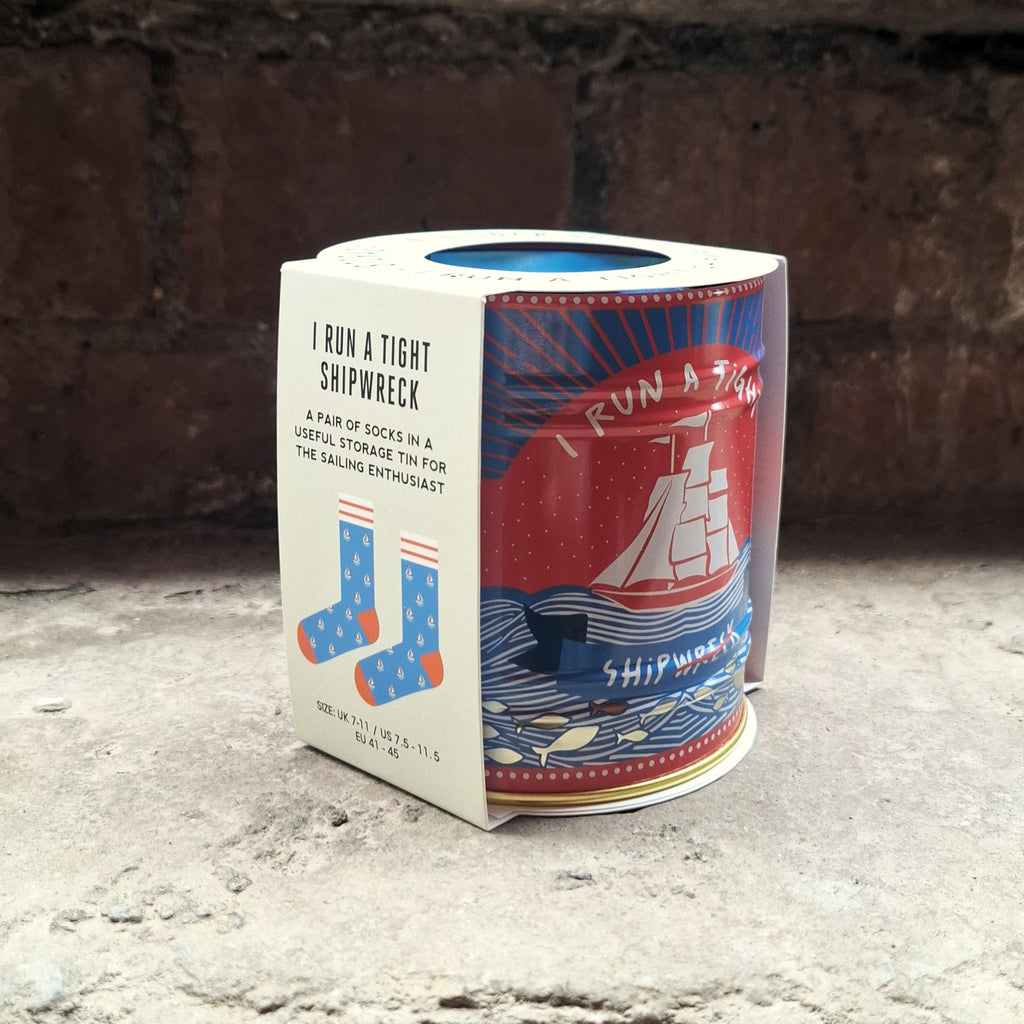 Sailing Socks with Tin