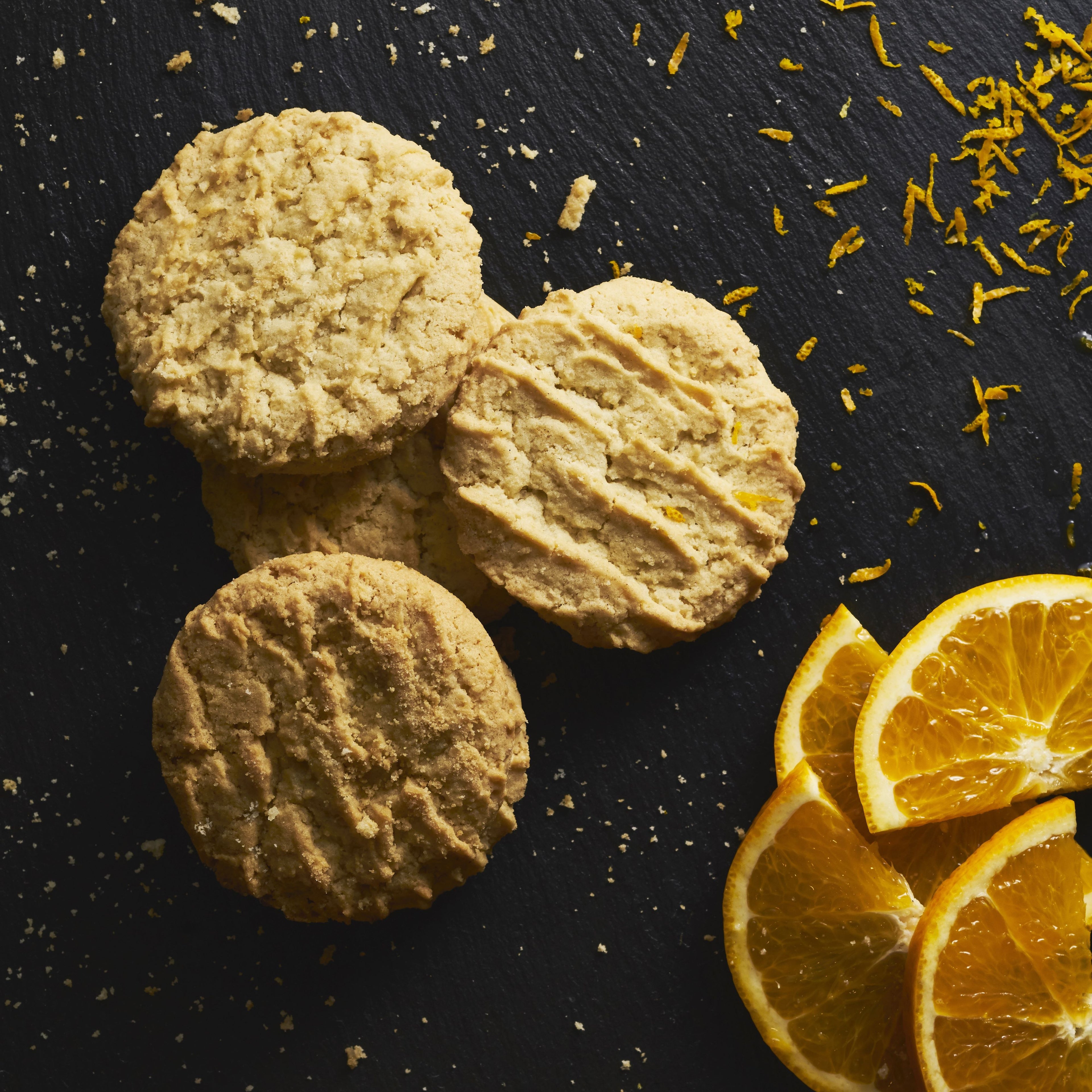 Exquisite Orange Crunch Biscuits