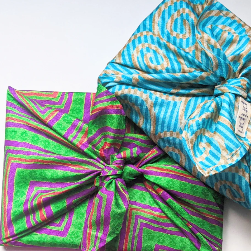 Upcycled Furoshiki Wraps