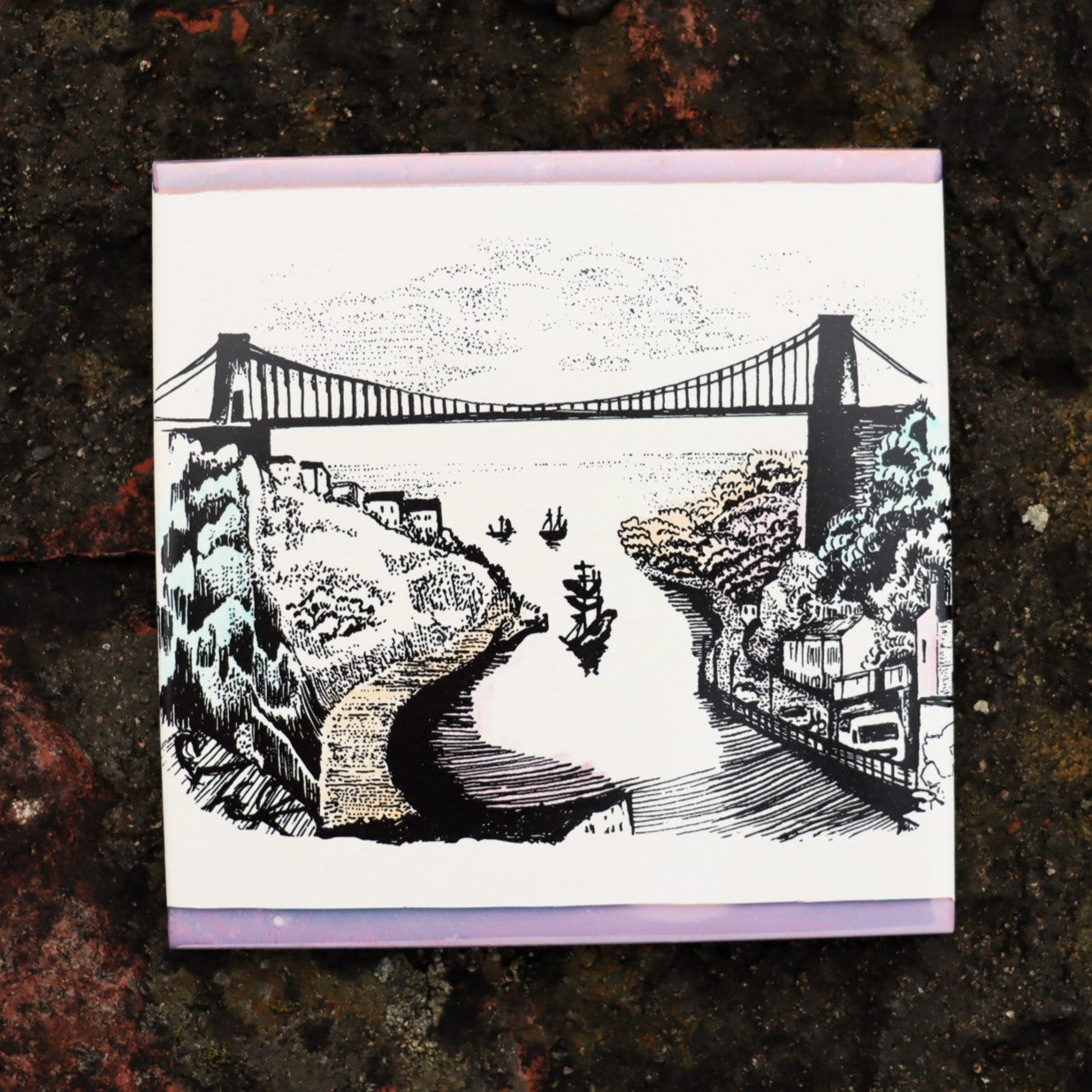 SSGB x Bev Milward Hand-Painted Gorge Tile