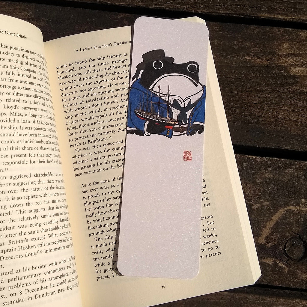 SS Great Britain Sailor Ezen Frog Bookmark