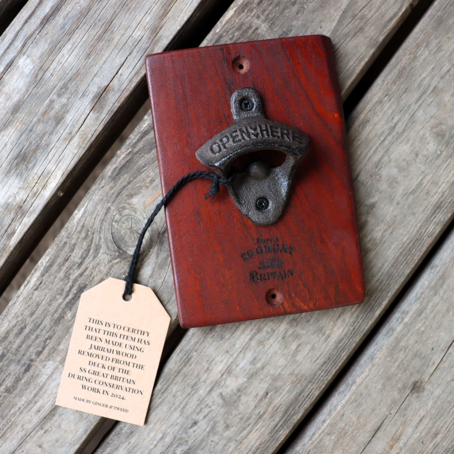 SS Great Britain Legacy Wall Mounted Bottle Opener