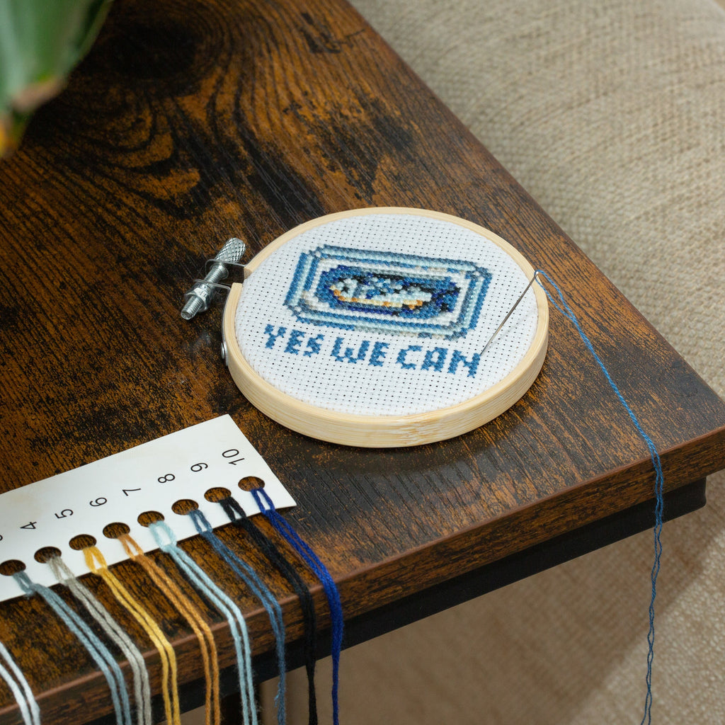 Mini Cross Stitch Embroidery Hoop