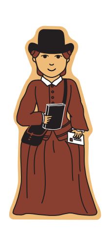 Frances Duberly Wooden Character