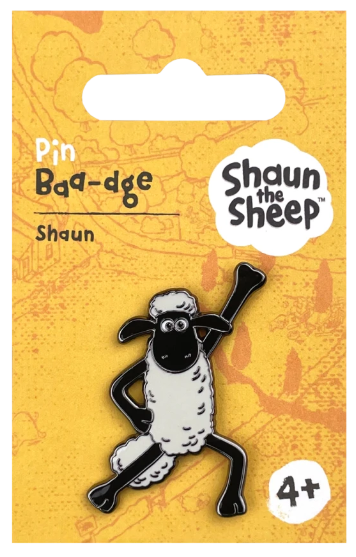 Wallace and Gromit Pin Badge (Pawprint)