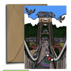 Dixon Does Doodles Bristol Greetings Card