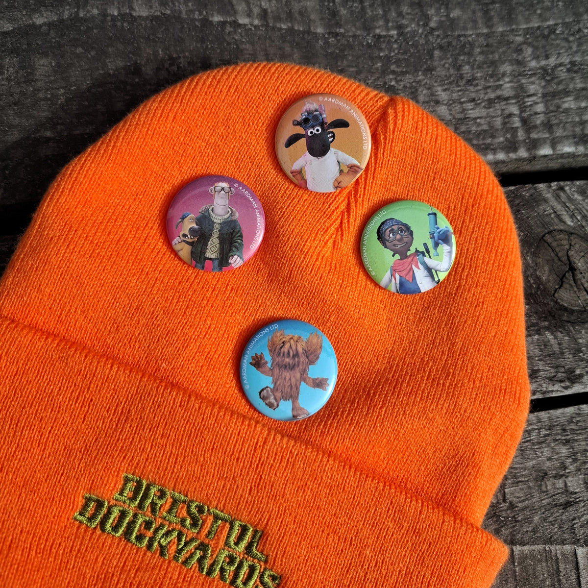 Button Badge Set (Shaun the Sheep: Beast of Mossy Bottom)