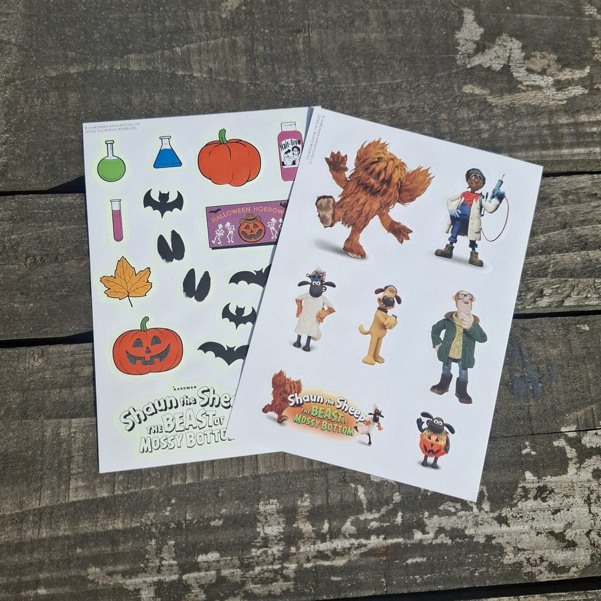 Sticker Set (Shaun the Sheep: Beast of Mossy Bottom)
