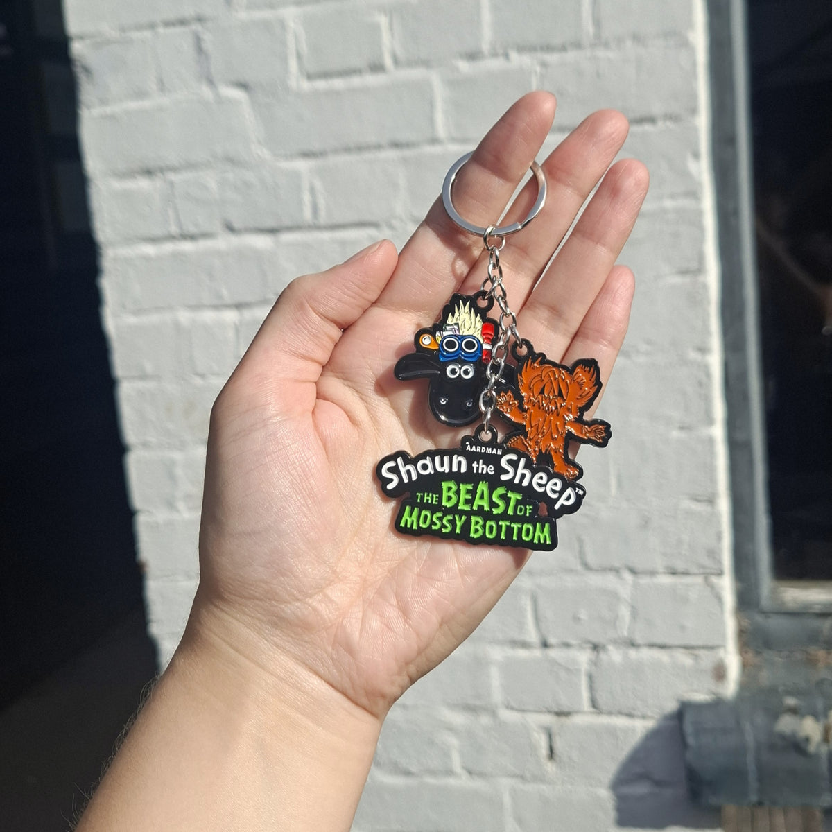 Metal Keyring (Shaun the Sheep: Beast of Mossy Bottom)