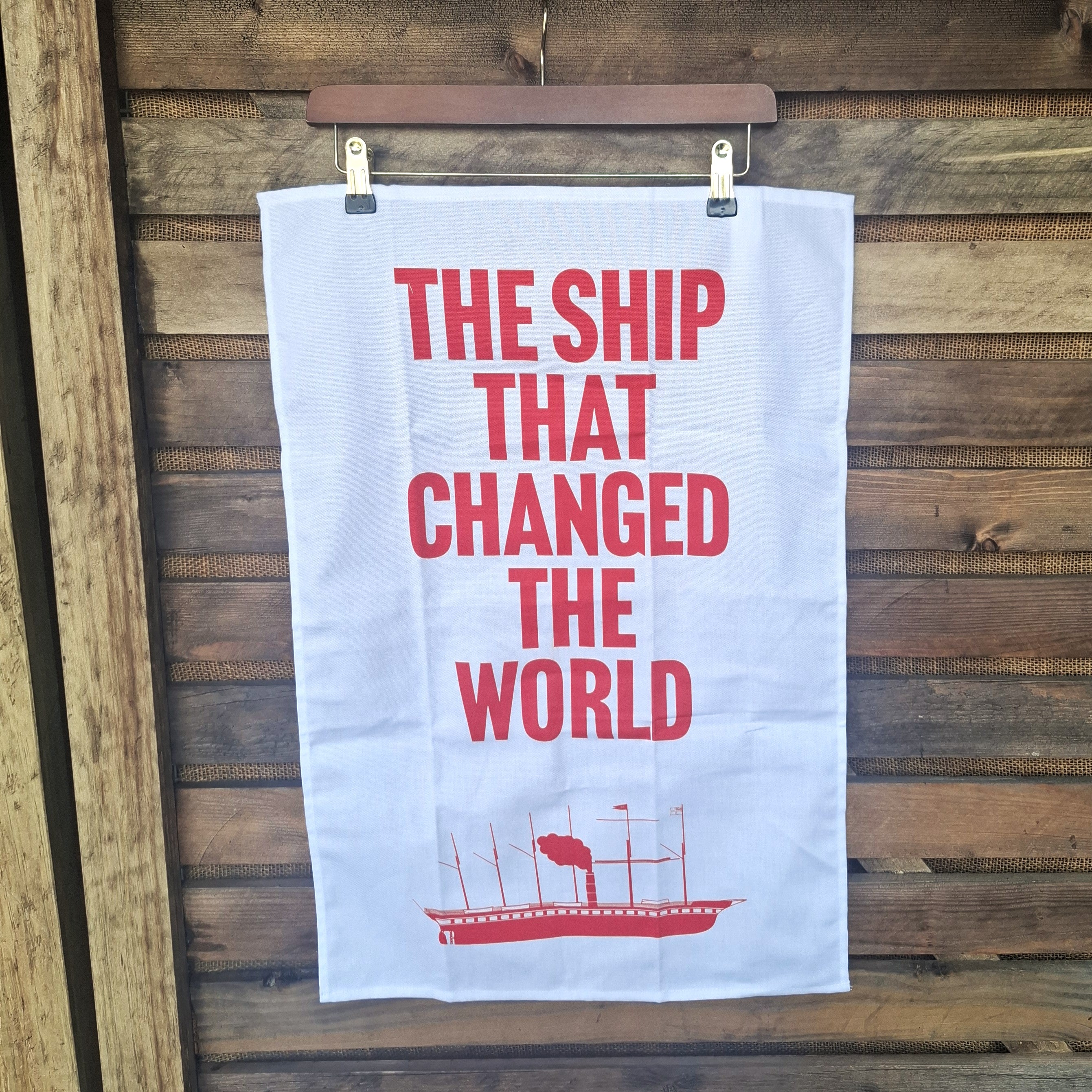 Ship That Changed The World Tea Towel