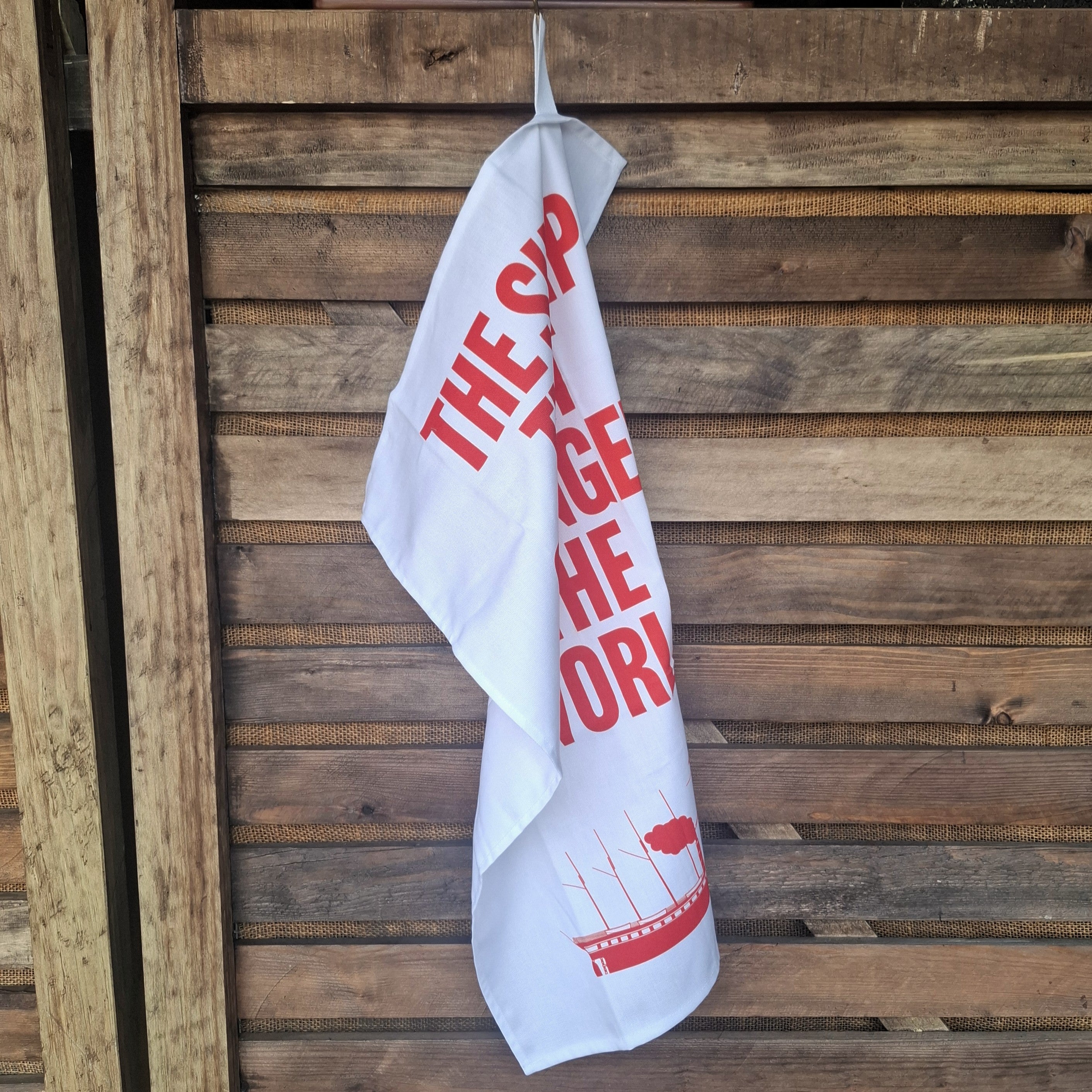 Ship That Changed The World Tea Towel
