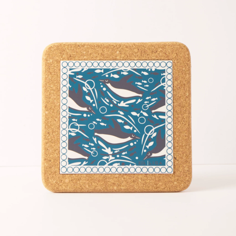 Swimming Penguin Trivet