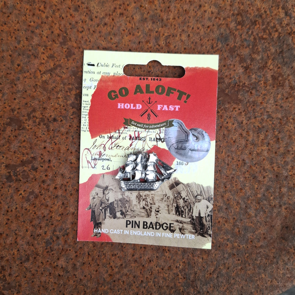 Tall Ship Pin Badge