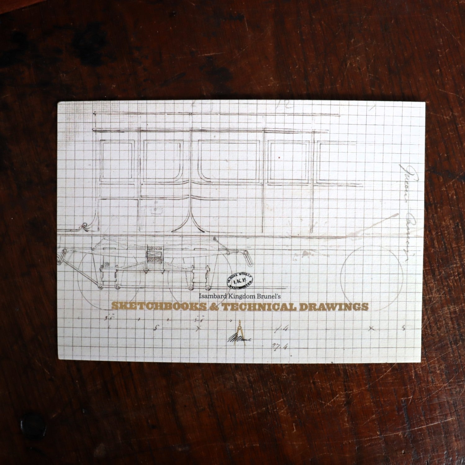 Technical Drawing Postcard