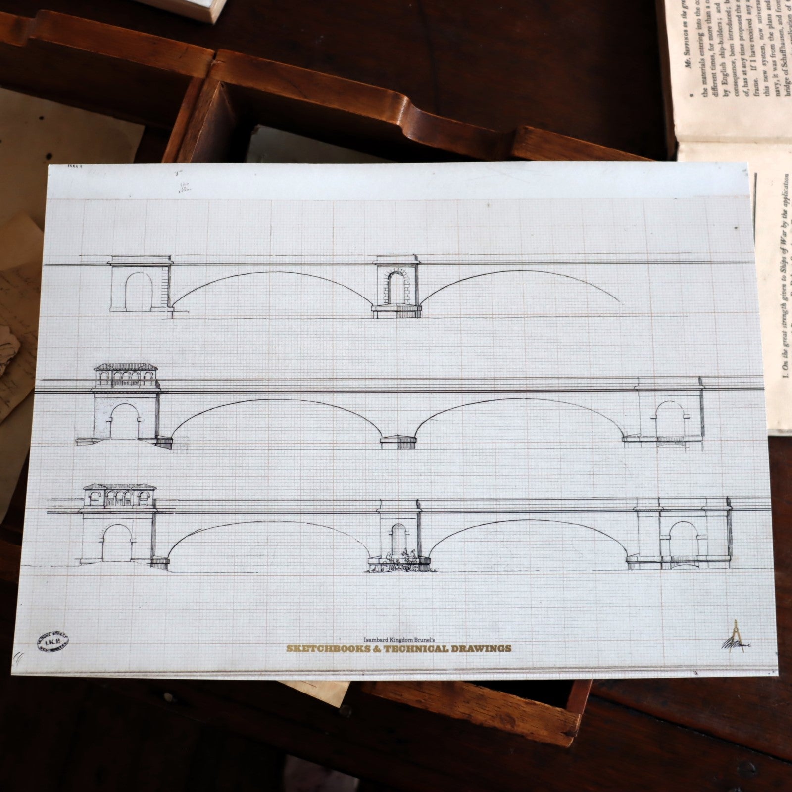 Technical Drawing Print – Bristol Dockyards Shop