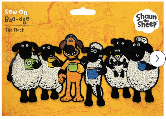Wallace and Gromit Sew on Patch