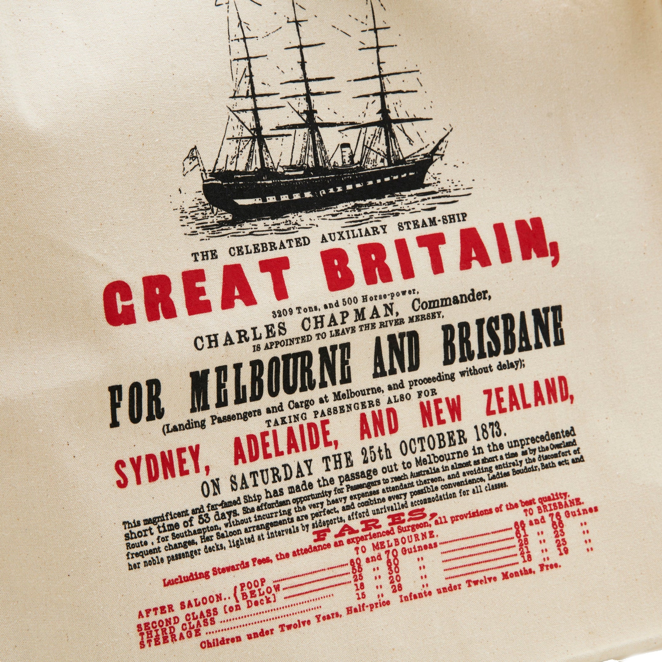 Melbourne Print Tote Bag