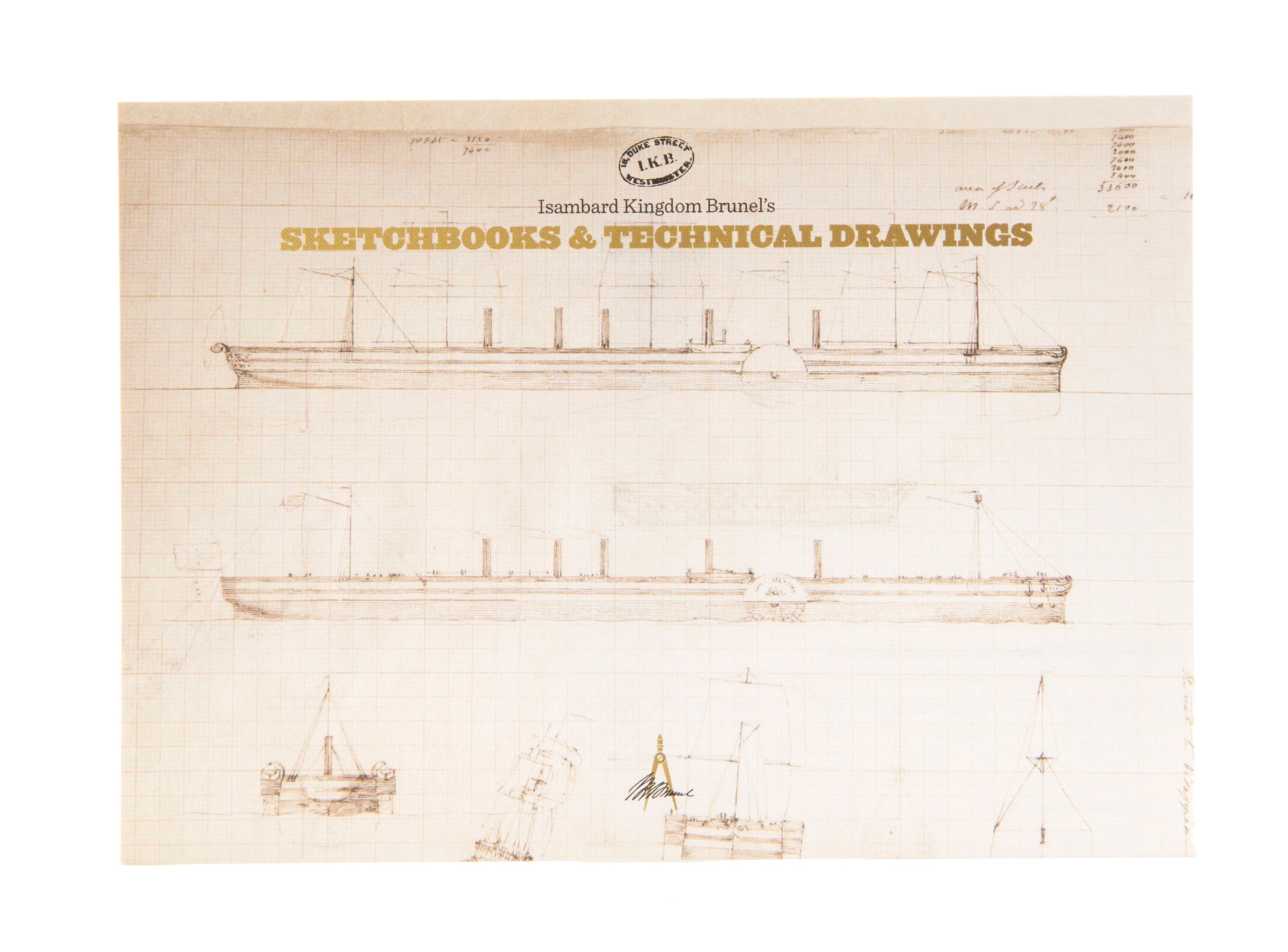 Technical Drawing Postcard