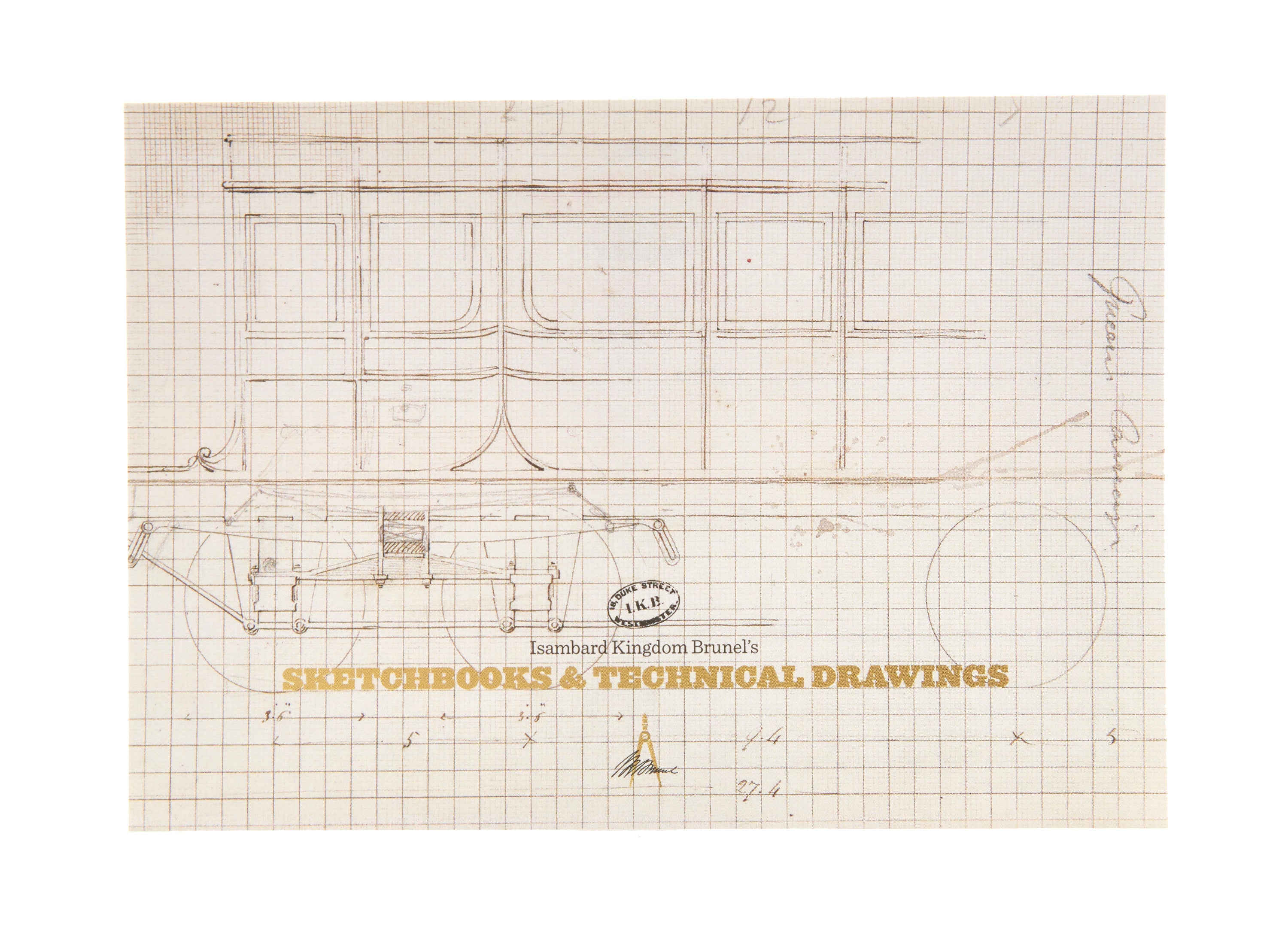 Technical Drawing Postcard